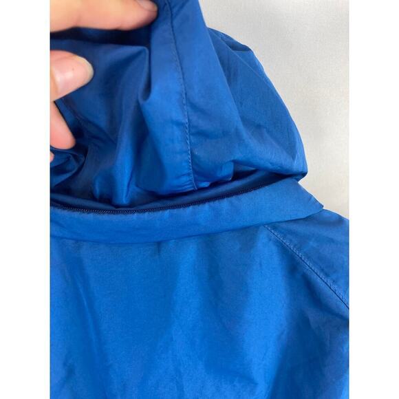 Nike Blue Windbreaker Jacket with Cap Size Large - Picture 6 of 7